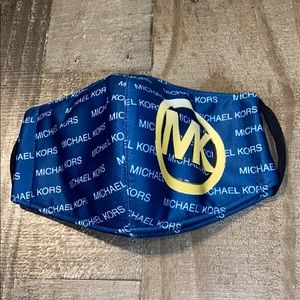 COPY - - Mk logo blue face mask